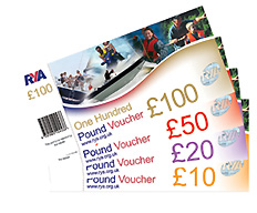 RYA Sailing, Yachting, Power Boating and Theory Gift Vouchers, Cards, Certificate, Xmas, Christmas, Birthdays, monetary value, gift card, lessons